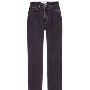 Abercrombie & Fitch Ultra High Rise Ankle Straight Jeans
